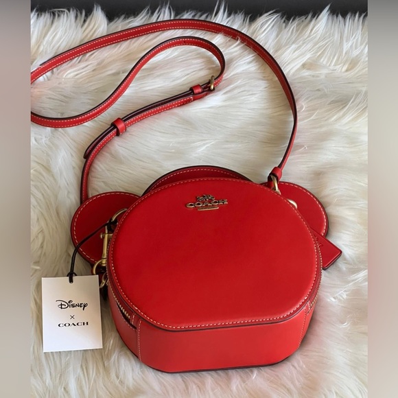 💰SOLD - CM194- Disney X Coach Mickey Mouse Ear Bag - Picture 6 of 14